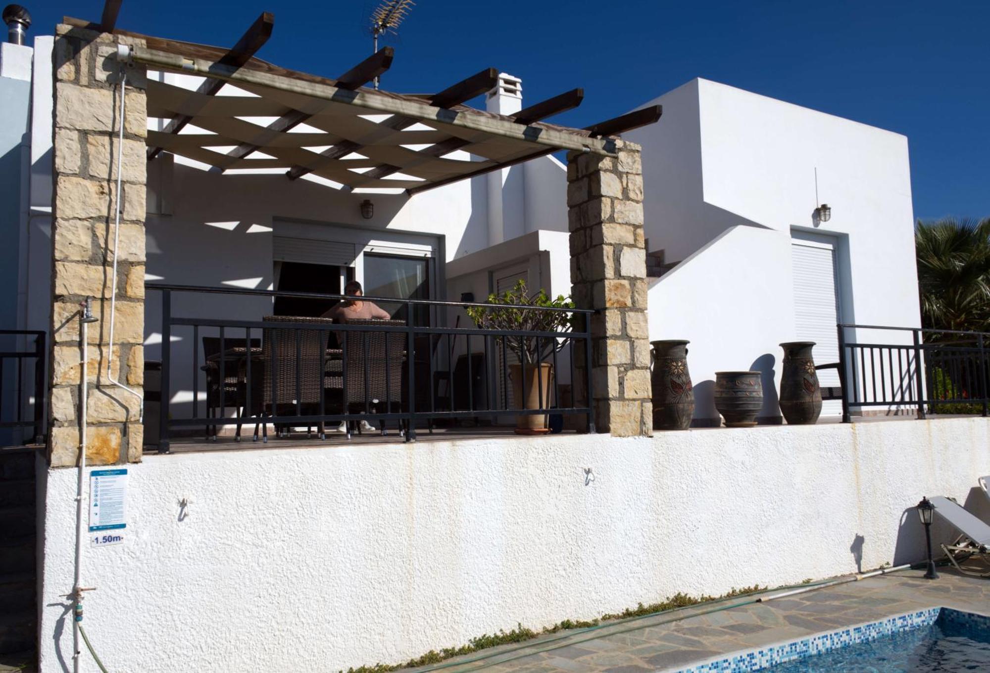 Gemuetliche Villa Mailin Priv. Pool Schoene Aussicht Skouloúfia Exterior foto